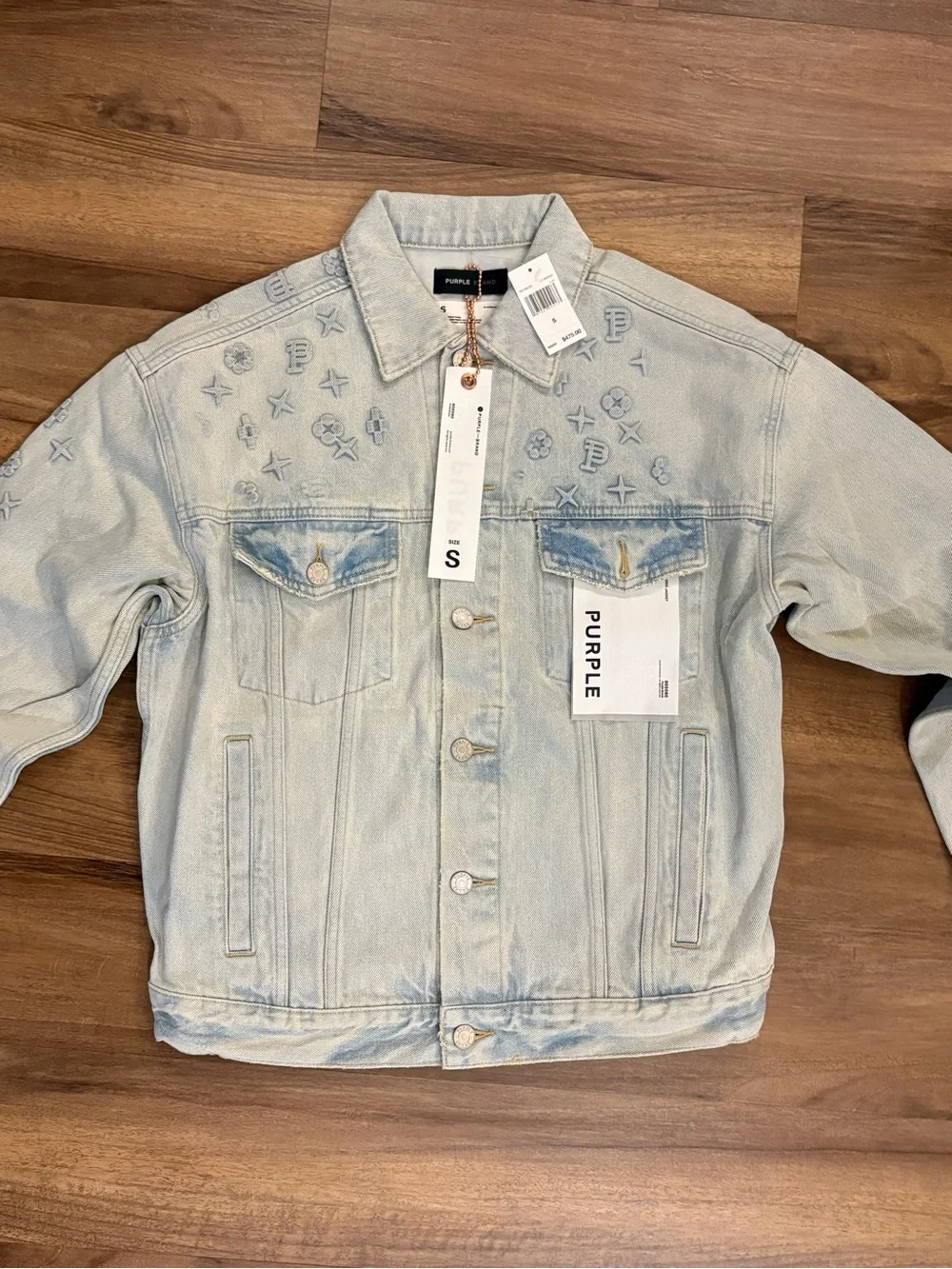Purple Brand Light Wash Denim Jacket - Men's